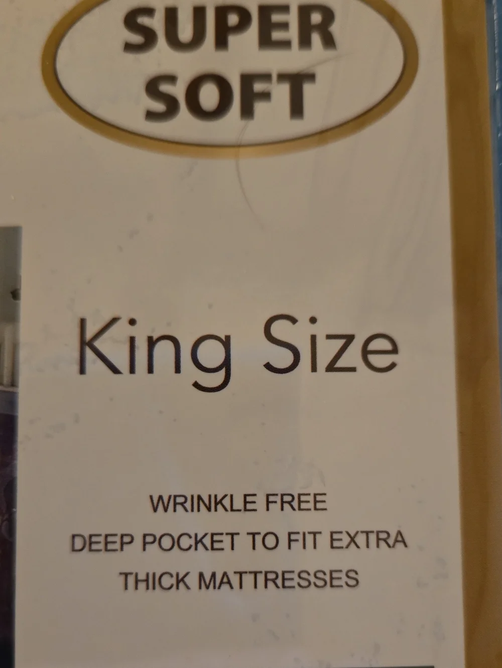 NWT Home Collection King Sheet Set - Light Blue Six Piece Set